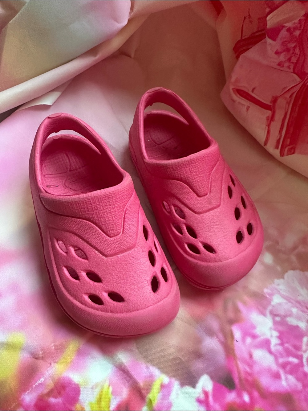 Kids Pink Slip-On Foam Clogs